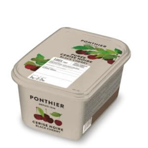 Fagyasztott Gyümölcspüré Fekete cseresznye 100% 1kg