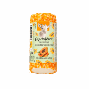 caprichevre friss kecskesajt papayaval