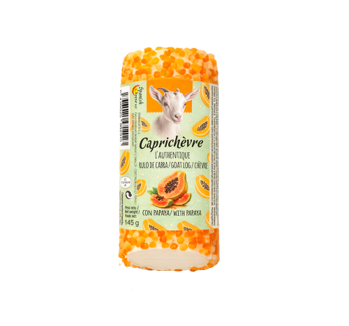 caprichevre friss kecskesajt papayaval